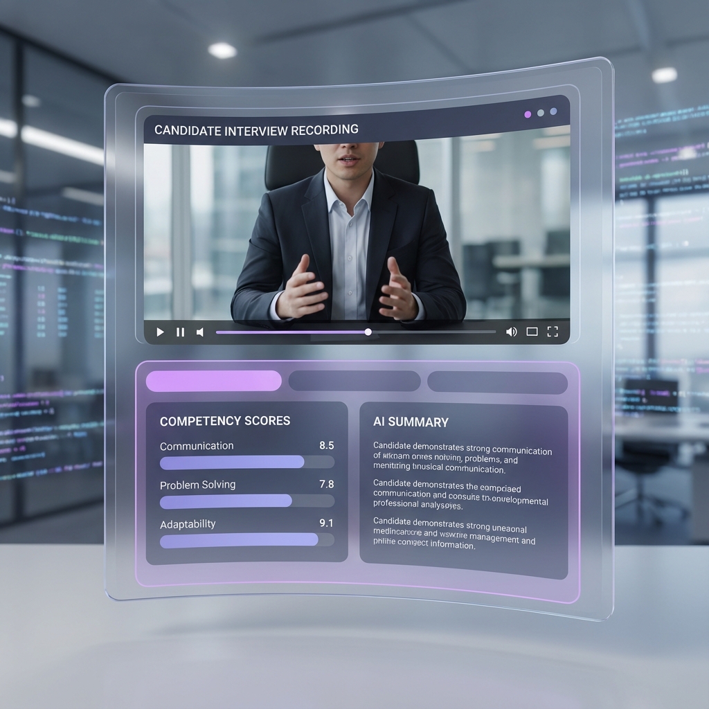 HireDesk AI interview report